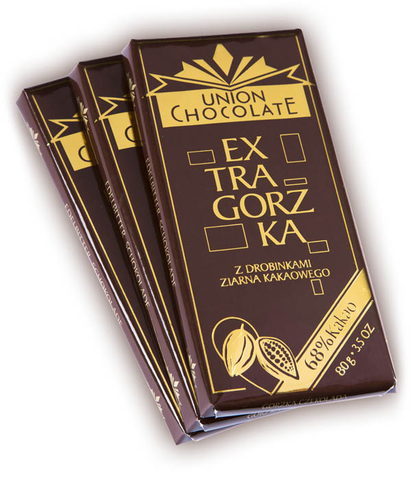czekolada gorzka extra z drobinami ziarna kakaowego - producent